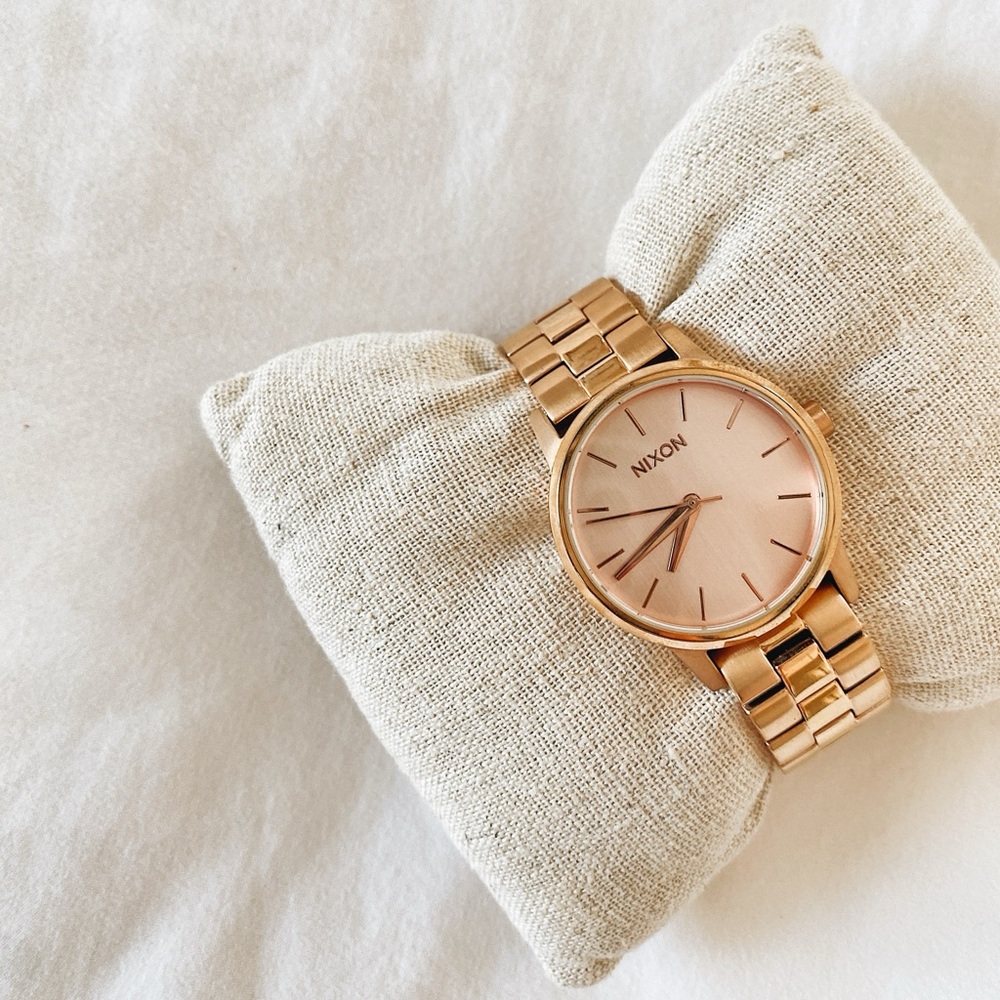 NIXON Small Kensington Rose Gold Watch
